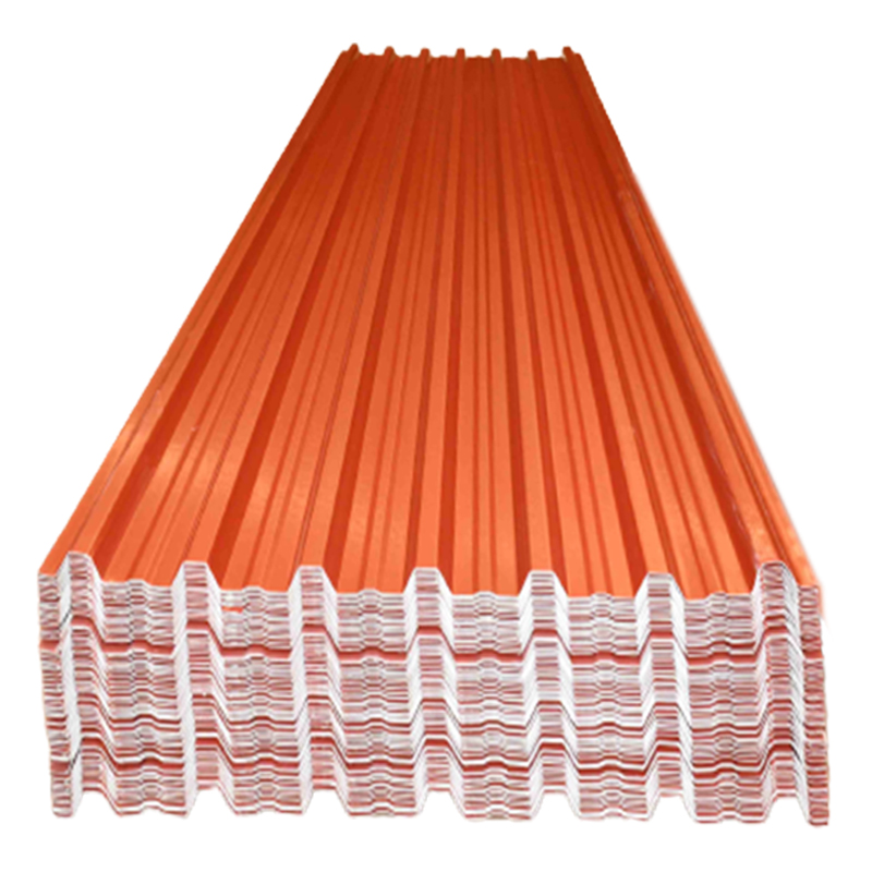 Roof Material HDP Dx51d Dx52D Prepainted Corrugated Metal Sheets PE PVD SMP PPGI Metal Corrugated Trapezoid Steel Roofing Sheet