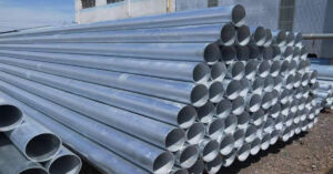 Hot Dipped Hollow Tube Pre Galvanized 6 Meter Customized Seamless / ERW / Welded Carbon Steel Square / Round Pipe